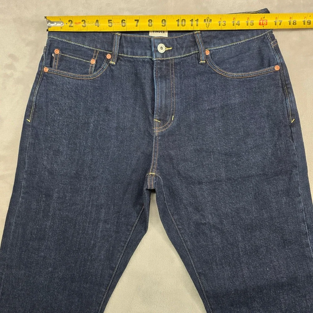Flint and Tinder Selvedge Denim 30x30 Slim‎ Fit Dark Wash Jeans Mens new